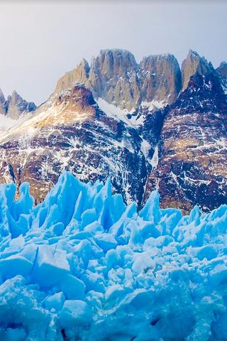 Glacier Ice, Patagonia, Chile