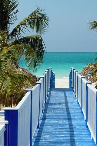 Walkway to Beach, Cuba