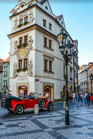 Street in Prague, The Czech Republic Street in Prague, The Czech Republic