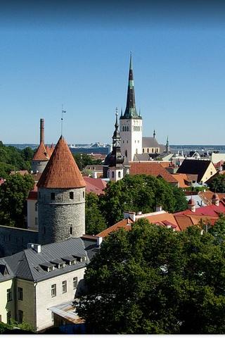 Rooftops, Tallinn, Estonia