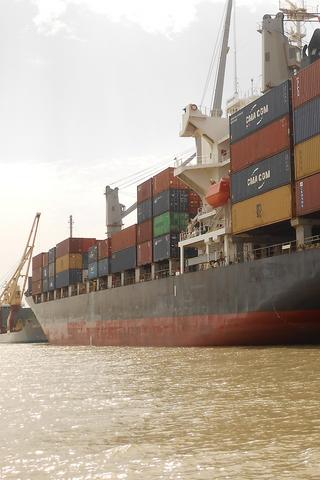 Container Ship Port of Bissau, Guinea Bissau