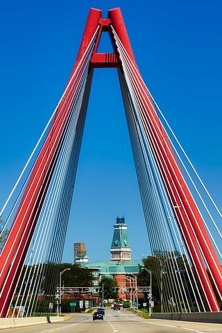 Stewart Bridge, Columbus, Indiana (USA)