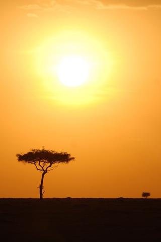 Sunset, Kenya