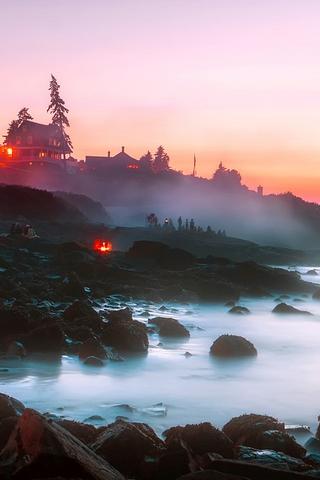 Ogunquit at Sunset, Maine 